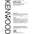 Cover page of KENWOOD DPC-361 Owner's Manual