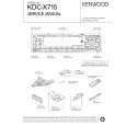 Cover page of KENWOOD KDC-X715 Service Manual