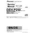 Cover page of PIONEER DEH-P250/XM/UC Service Manual