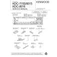 Cover page of KENWOOD KDC8016 Service Manual