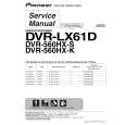 Cover page of PIONEER DVR-LX61D/WPWXV Service Manual