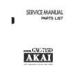 Cover page of AKAI GXC-715D Service Manual