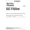 Cover page of PIONEER SD-T500W/SAM Service Manual