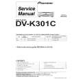 Cover page of PIONEER DV-K301C/RAM Service Manual
