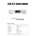 Cover page of AKAI CD-A70 Service Manual