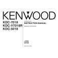 Cover page of KENWOOD KDC-V7018R Owner's Manual