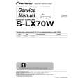 Cover page of PIONEER S-LX70W/KUCXTW Service Manual