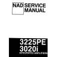 Cover page of NAD 3020I Service Manual