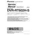 Cover page of PIONEER DVRRT602HS Service Manual