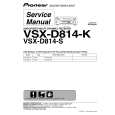 Cover page of PIONEER VSX-D814-K/MYXJ Service Manual