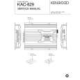 Cover page of KENWOOD KAC-829 Service Manual