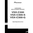 Cover page of PIONEER VSXC300G Owner's Manual