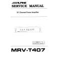 Cover page of ALPINE MRV-T407 Service Manual