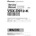 Cover page of PIONEER VSXD812K Service Manual