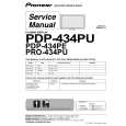 Cover page of PIONEER PDP-434PE/WYVIXK/1 Service Manual
