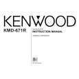 Cover page of KENWOOD KMD-671R Owner's Manual