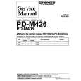 Cover page of PIONEER PDM406 Service Manual