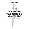 Cover page of PIONEER VSX-839RDS/HVXJI Owner's Manual