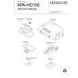 Cover page of KENWOOD KPAHD10100 Service Manual
