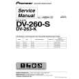 Cover page of PIONEER DV-260-K Service Manual