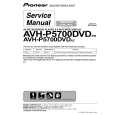 Cover page of PIONEER AVH-P5700DVD/UC Service Manual