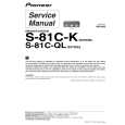 Cover page of PIONEER S-81C-K/SXTW/E5 Service Manual