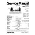 Cover page of TECHNICS SAEH750 Service Manual