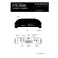 Cover page of KENWOOD KAC8020 Service Manual