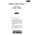 Cover page of ONKYO DVS501 Service Manual