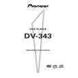 Cover page of PIONEER DV-343/KCXQ Owner's Manual
