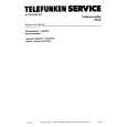 Cover page of TELEFUNKEN VR5943 Service Manual