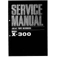 Cover page of AKAI X-300 Service Manual