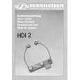 Cover page of SENNHEISER HDI 2 Owner's Manual
