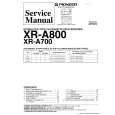 Cover page of PIONEER XR-A700 Service Manual