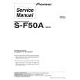 Cover page of PIONEER S-F50A/XDCN Service Manual