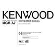 Cover page of KENWOOD MGR-A7 Owner's Manual