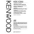 Cover page of KENWOOD KDCC200 Owner's Manual