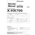 Cover page of PIONEER XHX700 Service Manual