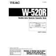 Cover page of TEAC W520R Owner's Manual