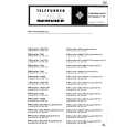 Cover page of TELEFUNKEN 8036 Service Manual