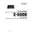 Cover page of TEAC Z-5000 Service Manual