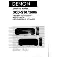 Cover page of DENON DCDS10 Owner's Manual