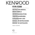 Cover page of KENWOOD KVA-S300 Owner's Manual