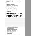 Cover page of PIONEER PDP-S21-LR/XIN1/E Owner's Manual