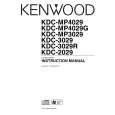 Cover page of KENWOOD KDC-MP4029 Owner's Manual