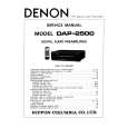 Cover page of DENON DAP2500 Service Manual
