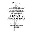 Cover page of PIONEER VSX-D510-G/HLXJI Owner's Manual