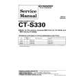 Cover page of PIONEER CT-S330 Service Manual