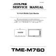 Cover page of ALPINE TMEM760 Service Manual