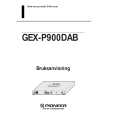 Cover page of PIONEER GEX-P900DAB Owner's Manual